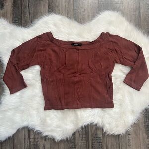 Forever 21 Long Sleeve Crop Top